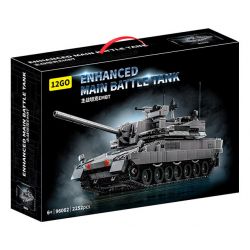 12GO 96002 XE TĂNG CHIẾN ĐẤU CHỦ LỰC EMBT bộ đồ chơi xếp lắp ráp ghép mô hình Military Army ENHANCED MAIN BATTLE TANK Quân Sự Bộ Đội 2252 khối