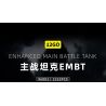 12GO 96002 XE TĂNG CHIẾN ĐẤU CHỦ LỰC EMBT bộ đồ chơi xếp lắp ráp ghép mô hình Military Army ENHANCED MAIN BATTLE TANK Quân Sự Bộ Đội 2252 khối