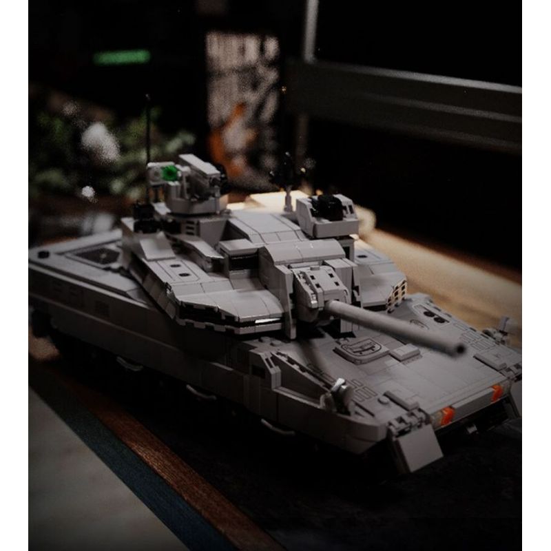 12GO 96002 XE TĂNG CHIẾN ĐẤU CHỦ LỰC EMBT bộ đồ chơi xếp lắp ráp ghép mô hình Military Army ENHANCED MAIN BATTLE TANK Quân Sự Bộ Đội 2252 khối