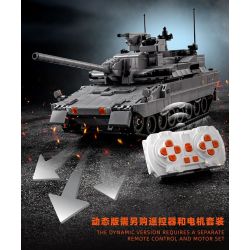 12GO 96002 XE TĂNG CHIẾN ĐẤU CHỦ LỰC EMBT bộ đồ chơi xếp lắp ráp ghép mô hình Military Army ENHANCED MAIN BATTLE TANK Quân Sự Bộ Đội 2252 khối