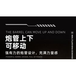 12GO 96002 XE TĂNG CHIẾN ĐẤU CHỦ LỰC EMBT bộ đồ chơi xếp lắp ráp ghép mô hình Military Army ENHANCED MAIN BATTLE TANK Quân Sự Bộ Đội 2252 khối