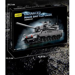 12GO 96002 XE TĂNG CHIẾN ĐẤU CHỦ LỰC EMBT bộ đồ chơi xếp lắp ráp ghép mô hình Military Army ENHANCED MAIN BATTLE TANK Quân Sự Bộ Đội 2252 khối