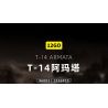 12GO 96003 XE TĂNG CHIẾN ĐẤU CHỦ LỰC T-14 ARMATA bộ đồ chơi xếp lắp ráp ghép mô hình Military Army T-14 ARMATA MAIN BATTLE TANK Quân Sự Bộ Đội 2326 khối