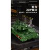 12GO 96003 XE TĂNG CHIẾN ĐẤU CHỦ LỰC T-14 ARMATA bộ đồ chơi xếp lắp ráp ghép mô hình Military Army T-14 ARMATA MAIN BATTLE TANK Quân Sự Bộ Đội 2326 khối