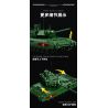 12GO 96003 XE TĂNG CHIẾN ĐẤU CHỦ LỰC T-14 ARMATA bộ đồ chơi xếp lắp ráp ghép mô hình Military Army T-14 ARMATA MAIN BATTLE TANK Quân Sự Bộ Đội 2326 khối