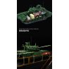 12GO 96003 XE TĂNG CHIẾN ĐẤU CHỦ LỰC T-14 ARMATA bộ đồ chơi xếp lắp ráp ghép mô hình Military Army T-14 ARMATA MAIN BATTLE TANK Quân Sự Bộ Đội 2326 khối