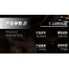 12GO 96003 XE TĂNG CHIẾN ĐẤU CHỦ LỰC T-14 ARMATA bộ đồ chơi xếp lắp ráp ghép mô hình Military Army T-14 ARMATA MAIN BATTLE TANK Quân Sự Bộ Đội 2326 khối