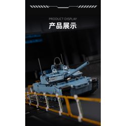 12GO 96005 ABRAMS bộ đồ chơi xếp lắp ráp ghép mô hình Military Army ABRAMS-X Quân Sự Bộ Đội 2116 khối