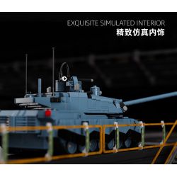 12GO 96005 ABRAMS bộ đồ chơi xếp lắp ráp ghép mô hình Military Army ABRAMS-X Quân Sự Bộ Đội 2116 khối