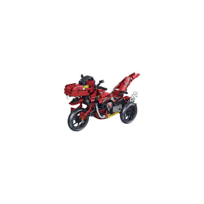 FORANGE FC9013 9013 LƯỚT XE MÁY bộ đồ chơi xếp lắp ráp ghép mô hình Technic GLIDING MOTORCYCLE Kỹ Thuật Công Nghệ Cao Mô Hình Phương Tiện 625 khối