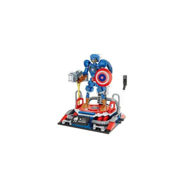 FORANGE FC1546 1546 NỀN TẢNG LIÊN MINH bộ đồ chơi xếp lắp ráp ghép mô hình Super Heroes Siêu Nhân Anh Hùng