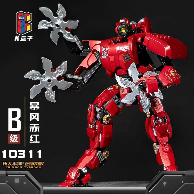 K BOX 10311 non Lego VÀNH ĐAI THÁI BÌNH DƯƠNG STORM CRIMSON CẤP bộ đồ chơi xếp lắp ráp ghép mô hình Movie & Game Phim Và Trò Chơi 698 khối