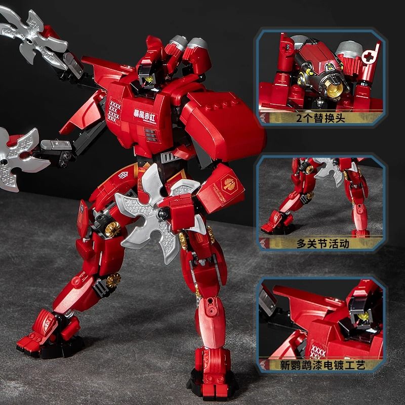 K-BOX 10311 VÀNH ĐAI THÁI BÌNH DƯƠNG STORM CRIMSON CẤP bộ đồ chơi xếp lắp ráp ghép mô hình Movie & Game Phim Và Trò Chơi 698 khối