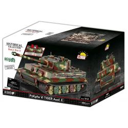 COBI 2807 XE TĂNG PANZER VI TIGER tỷ lệ 1:12 bộ đồ chơi xếp lắp ráp ghép mô hình Military Army PZKPFW VI TIGER AUSF Quân Sự Bộ Đội 8000 khối