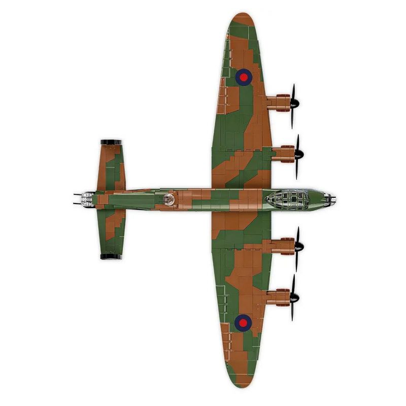 COBI 5759 5758 MÁY BAY NÉM BOM CHIẾN LƯỢC AVRO LANCASTER MK.III tỷ lệ 1:48 bộ đồ chơi xếp lắp ráp ghép mô hình Military Army AVRO LANCASTER B. III Quân Sự Bộ Đội 1595 khối