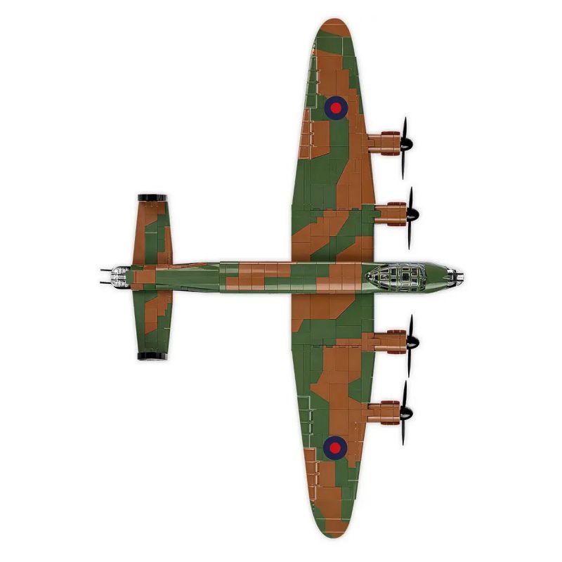 COBI 5759 5758 MÁY BAY NÉM BOM CHIẾN LƯỢC AVRO LANCASTER MK.III tỷ lệ 1:48 bộ đồ chơi xếp lắp ráp ghép mô hình Military Army AVRO LANCASTER B. III Quân Sự Bộ Đội 1595 khối