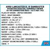 COBI 5759 5758 MÁY BAY NÉM BOM CHIẾN LƯỢC AVRO LANCASTER MK.III tỷ lệ 1:48 bộ đồ chơi xếp lắp ráp ghép mô hình Military Army AVRO LANCASTER B. III Quân Sự Bộ Đội 1595 khối