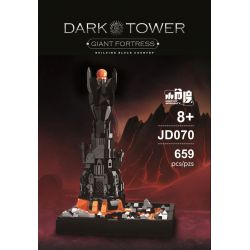 SMALL ANGLE JD070 CHÙA ĐEN BALADU bộ đồ chơi xếp lắp ráp ghép mô hình The Lord Of The Rings DARK TOWER Chúa Nhẫn 659 khối