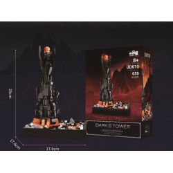 SMALL ANGLE JD070 CHÙA ĐEN BALADU bộ đồ chơi xếp lắp ráp ghép mô hình The Lord Of The Rings DARK TOWER Chúa Nhẫn 659 khối