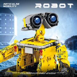 SMALL ANGLE JD043 ROBOT LẬP TRÌNH WALL-E bộ đồ chơi xếp lắp ráp ghép mô hình Technic Kỹ Thuật Công Nghệ Cao Mô Hình Phương Tiện 659 khối