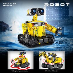SMALL ANGLE JD043 ROBOT LẬP TRÌNH WALL-E bộ đồ chơi xếp lắp ráp ghép mô hình Technic Kỹ Thuật Công Nghệ Cao Mô Hình Phương Tiện 659 khối