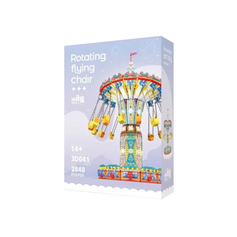 SMALL ANGLE JD041 non Lego GHẾ BAY XOAY bộ đồ chơi xếp lắp ráp ghép mô hình Creator ROTATING FLYING CHAIR Sáng Tạo 2848 khối