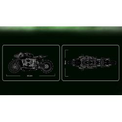 LERU 10749 XINGYA EXCELLENT PRODUCTS 88805 XE MÁY ASTON MARTIN tỷ lệ 1:5 bộ đồ chơi xếp lắp ráp ghép mô hình Technic Kỹ Thuật Công Nghệ Cao Mô Hình Phương Tiện 2176 khối