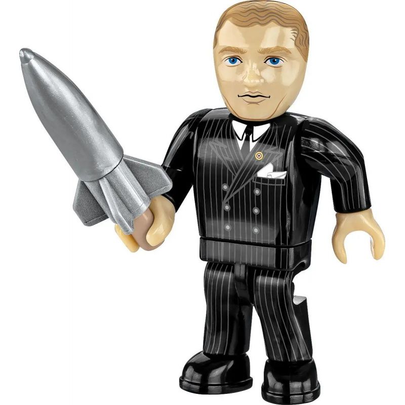 COBI 3119 TÊN LỬA V2 VÀ PHƯƠNG TIỆN VẬN CHUYỂN JAGUAR SS 100 tỷ lệ 1:35 bộ đồ chơi xếp lắp ráp ghép mô hình Military Army V2 ROCKET & SS100 TRANSPORTER - LIMITED EDITION Quân Sự Bộ Đội 1525 khối