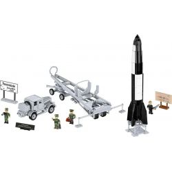 COBI 3119 TÊN LỬA V2 VÀ PHƯƠNG TIỆN VẬN CHUYỂN JAGUAR SS 100 tỷ lệ 1:35 bộ đồ chơi xếp lắp ráp ghép mô hình Military Army V2 ROCKET & SS100 TRANSPORTER - LIMITED EDITION Quân Sự Bộ Đội 1525 khối