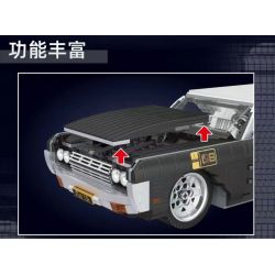 MouldKing 10118 Mould King 10118 LINCOLN LỤC ĐỊA 1964 bộ đồ chơi xếp lắp ráp ghép mô hình Creator LINCOLN CONTINENTAL Sáng Tạo 1903 khối