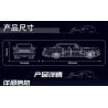 MouldKing 10118 Mould King 10118 LINCOLN LỤC ĐỊA 1964 bộ đồ chơi xếp lắp ráp ghép mô hình Creator LINCOLN CONTINENTAL Sáng Tạo 1903 khối