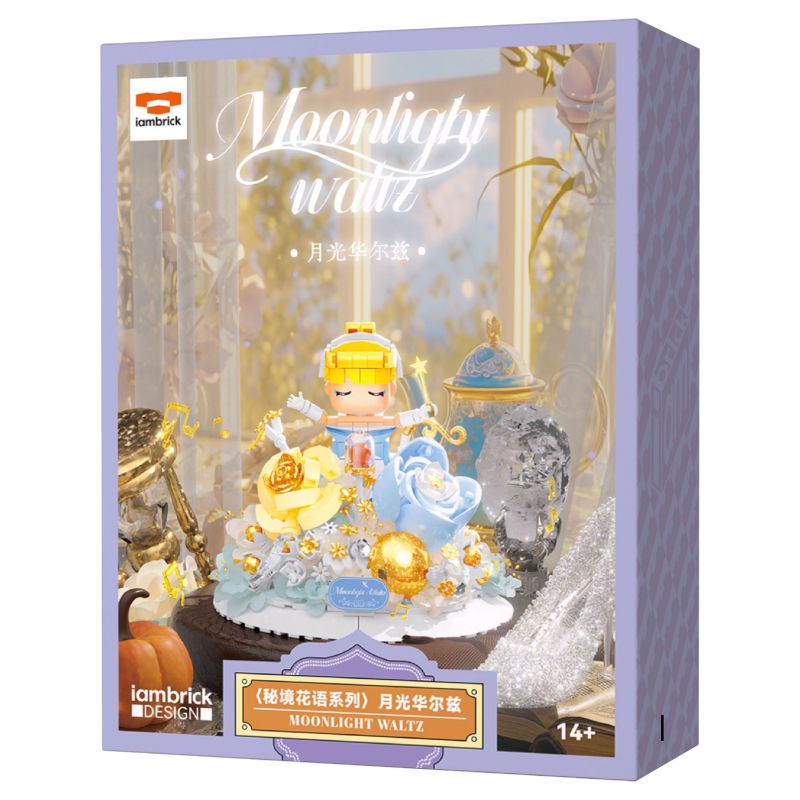 IAMBRICK 30502 NGÔN NGỮ HOA BÍ MẬT ĐIỆU WALTZ ÁNH TRĂNG bộ đồ chơi xếp lắp ráp ghép mô hình Arts & Crafts THE LANGUAGE OF SECRET FLOWER