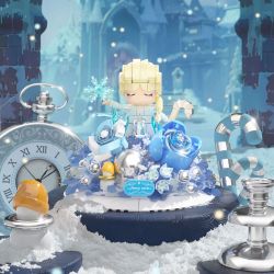 IAMBRICK 30503 NGÔN NGỮ HOA BÍ MẬT RONDO TUYẾT bộ đồ chơi xếp lắp ráp ghép mô hình Arts & Crafts THE LANGUAGE OF SECRET FLOWER