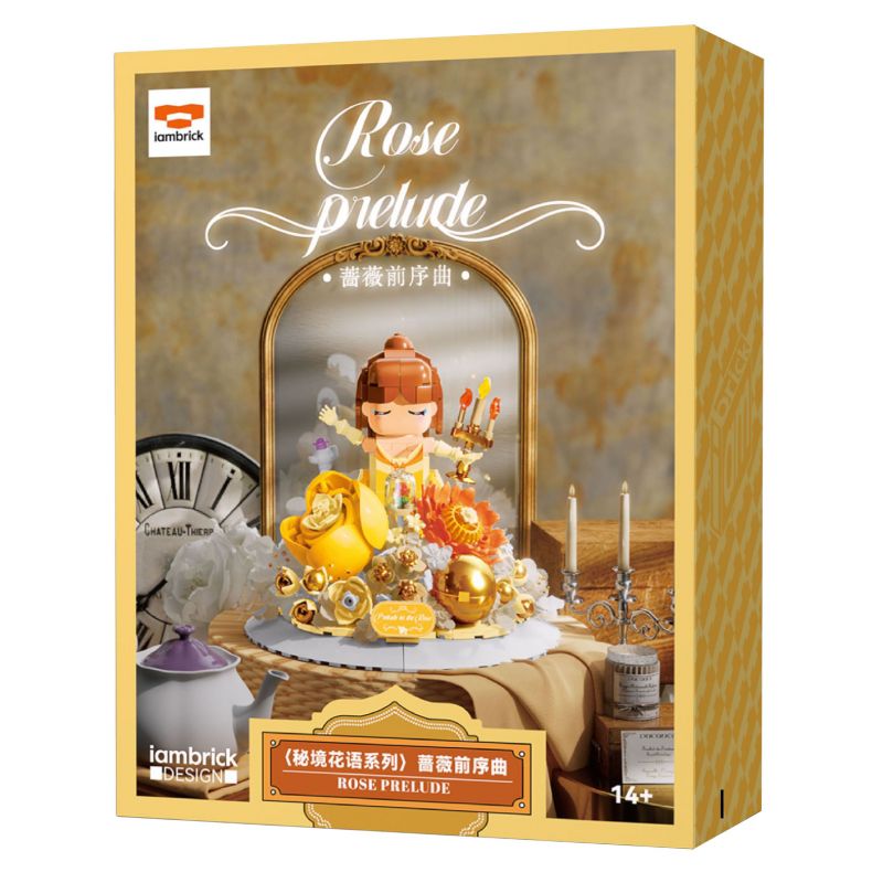 IAMBRICK 30504 NGÔN NGỮ CỦA CÁC LOÀI HOA TRONG CÕI BÍ MẬT LỜI MỞ ĐẦU TRƯỚC HỒNG bộ đồ chơi xếp lắp ráp ghép mô hình Arts & Crafts THE LANGUAGE OF SECRET FLOWER