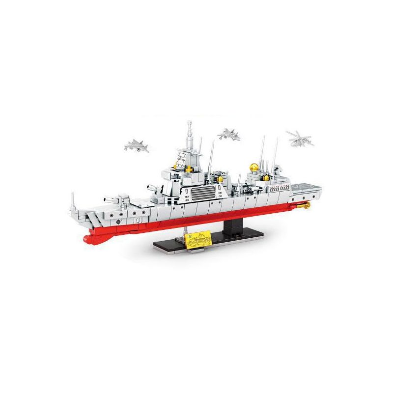 MINGDI LEIBAO K2096 2096 non Lego VŨ KHÍ QUAN TRỌNG NHẤT CỦA ĐẤT NƯỚC TÀU KHU TRỤC 055 bộ đồ chơi xếp lắp ráp ghép mô hình Military Army Quân Sự Bộ Đội 519 khối