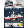 MINGDI LEIBAO K2096 2096 VŨ KHÍ QUAN TRỌNG NHẤT CỦA ĐẤT NƯỚC TÀU KHU TRỤC 055 bộ đồ chơi xếp lắp ráp ghép mô hình Military Army Quân Sự Bộ Đội 519 khối