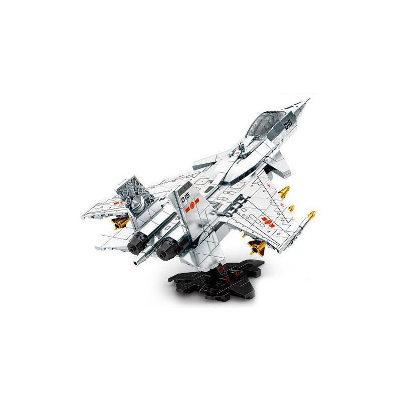 MINGDI LEIBAO K2097 2097 non Lego VŨ KHÍ QUAN TRỌNG NHẤT CỦA ĐẤT NƯỚC TIÊM KÍCH J-15 bộ đồ chơi xếp lắp ráp ghép mô hình Military Army Quân Sự Bộ Đội 519 khối