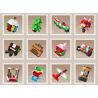 MouldKing 10164 Mould King 10164 LỊCH ĐẾM NGƯỢC GIÁNG SINH BLIND BOX POKE FUN bộ đồ chơi xếp lắp ráp ghép mô hình Creator Sáng Tạo 694 khối
