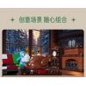 MouldKing 10164 Mould King 10164 LỊCH ĐẾM NGƯỢC GIÁNG SINH BLIND BOX POKE FUN bộ đồ chơi xếp lắp ráp ghép mô hình Creator Sáng Tạo 694 khối