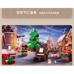 MouldKing 10164 Mould King 10164 LỊCH ĐẾM NGƯỢC GIÁNG SINH BLIND BOX POKE FUN bộ đồ chơi xếp lắp ráp ghép mô hình Creator Sáng Tạo 694 khối