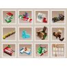 MouldKing 10165 Mould King 10165 LỊCH ĐẾM NGƯỢC GIÁNG SINH BLIND BOX POKE FUN bộ đồ chơi xếp lắp ráp ghép mô hình Creator Sáng Tạo 725 khối
