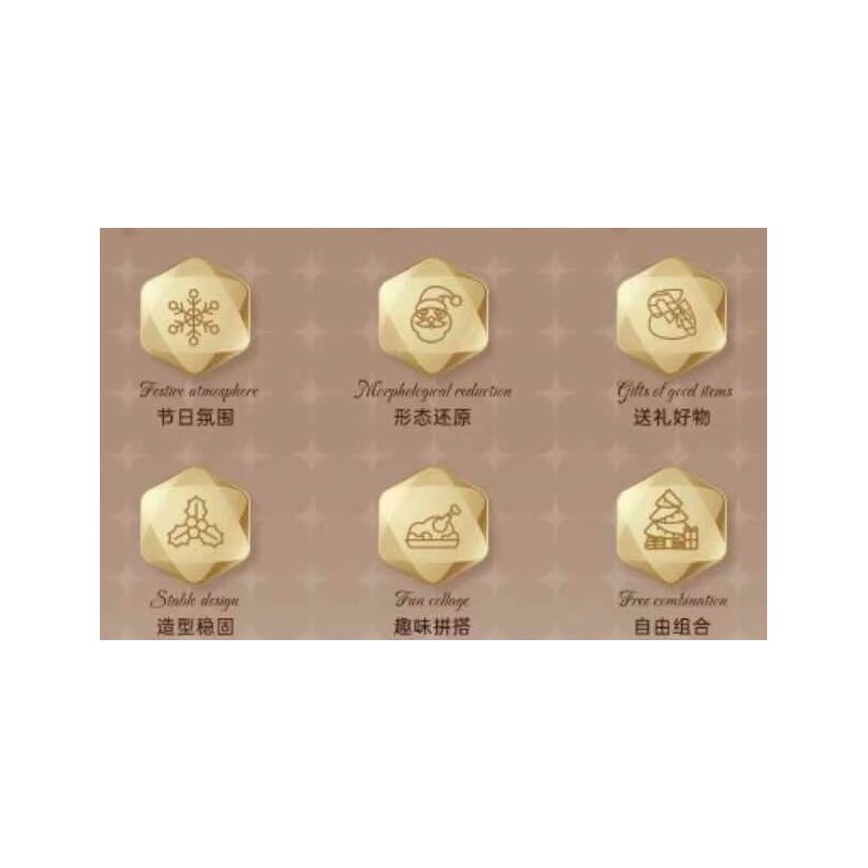 MouldKing 10165 Mould King 10165 LỊCH ĐẾM NGƯỢC GIÁNG SINH BLIND BOX POKE FUN bộ đồ chơi xếp lắp ráp ghép mô hình Creator Sáng Tạo 725 khối