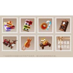 MouldKing 10165 Mould King 10165 LỊCH ĐẾM NGƯỢC GIÁNG SINH BLIND BOX POKE FUN bộ đồ chơi xếp lắp ráp ghép mô hình Creator Sáng Tạo 725 khối