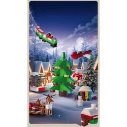 MouldKing 10165 Mould King 10165 LỊCH ĐẾM NGƯỢC GIÁNG SINH BLIND BOX POKE FUN bộ đồ chơi xếp lắp ráp ghép mô hình Creator Sáng Tạo 725 khối