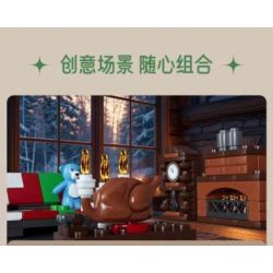 MouldKing 10165 Mould King 10165 LỊCH ĐẾM NGƯỢC GIÁNG SINH BLIND BOX POKE FUN bộ đồ chơi xếp lắp ráp ghép mô hình Creator Sáng Tạo 725 khối