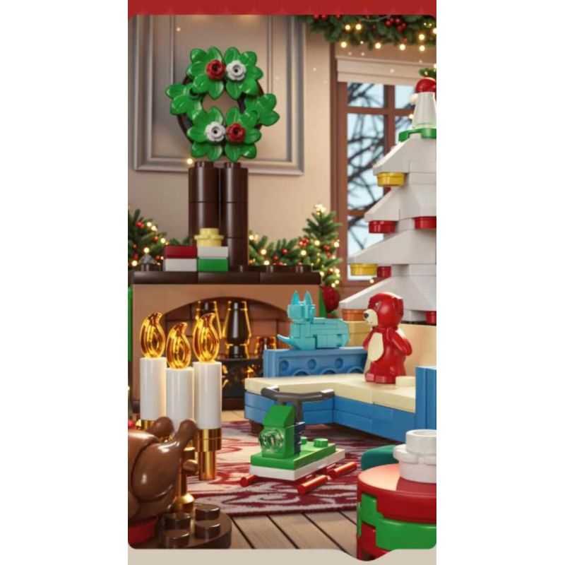 MouldKing 10165 Mould King 10165 LỊCH ĐẾM NGƯỢC GIÁNG SINH BLIND BOX POKE FUN bộ đồ chơi xếp lắp ráp ghép mô hình Creator Sáng Tạo 725 khối