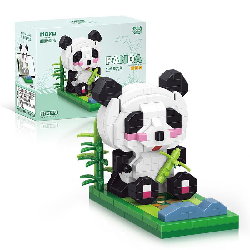 MOYU BLOCK MY93013 93013 GIÁ ĐỠ TRANG TRÍ GẤU TRÚC TRE bộ đồ chơi xếp lắp ráp ghép mô hình Gear PANDA STAND Đồ Lắp Ghép 339 khối