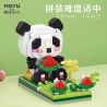 MOYU BLOCK MY93017 93017 NGƯỜI GIỮ ĐỒ TRANG TRÍ GẤU TRÚC DƯA HẤU bộ đồ chơi xếp lắp ráp ghép mô hình Gear PANDA STAND Đồ Lắp Ghép 335 khối