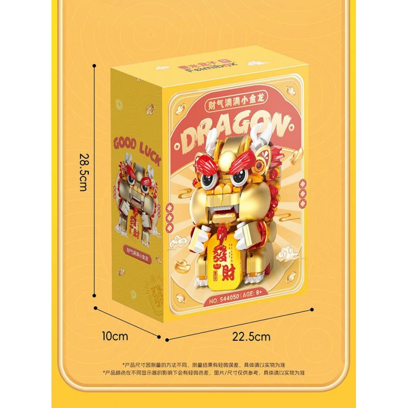 FEMIBOX S44051 44051 CHÚ SƯ TỬ NHỎ DỄ THƯƠNG TRÀN ĐẦY PHƯỚC LÀNH bộ đồ chơi xếp lắp ráp ghép mô hình Arts & Crafts 444 khối