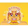 FEMIBOX S44051 44051 CHÚ SƯ TỬ NHỎ DỄ THƯƠNG TRÀN ĐẦY PHƯỚC LÀNH bộ đồ chơi xếp lắp ráp ghép mô hình Arts & Crafts 444 khối